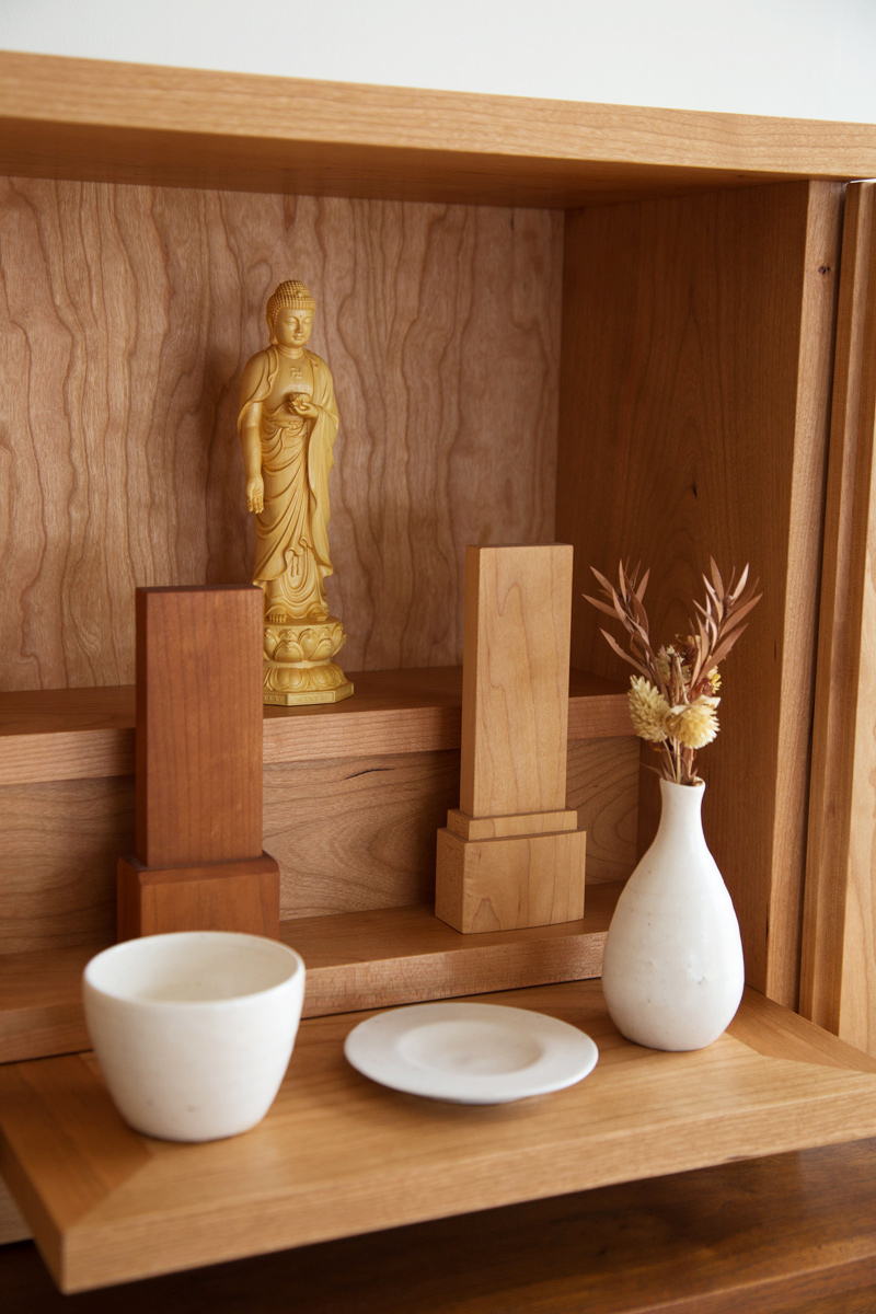 小さな仏壇　一人暮らし用　家具工房