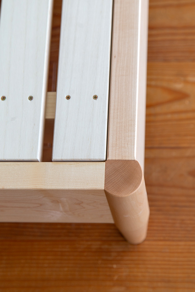 手作り家具 オーダーメイドのベッド 国産のベッド 安曇野のベッド